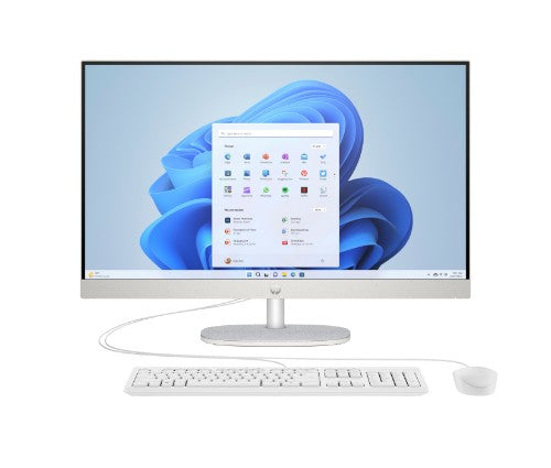 HP All-in-One 27-cr0049na Intel® Core™ i5 i5-1335U 68.6 cm (27") 1920 x 1080 pixels All-in-One PC 16 GB DDR4-SDRAM 1 TB SSD Windows 11 Home Wi-Fi 6 (802.11ax) White