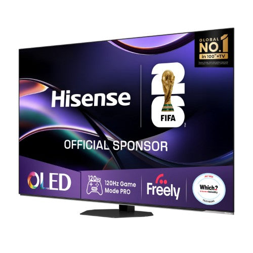 Hisense 55A85NTUK TV 139.7 cm (55") 4K Ultra HD Smart TV Wi-Fi Black, Grey 150 cd/m²