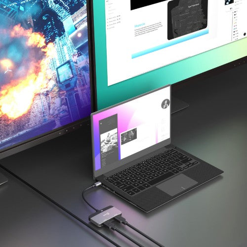 j5create JCA465 - 8K USB-C® to Dual HDMI™ Display Adapter