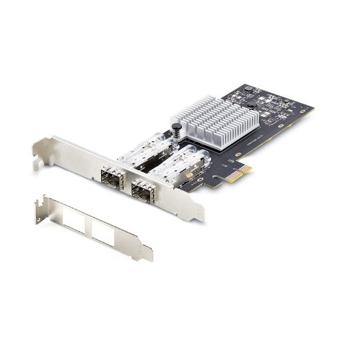 StarTech.com 2-Port GbE SFP Network Card, PCIe 2.0 x1, Intel I350-AM2 2x 1GbE Controller, 1000BASE Copper/Fiber Optic, Dual-Port Gigabit Ethernet NIC, Desktop/Server Backplanes - Windows and Linux Compatible