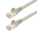 StarTech.com 10m CAT6a Ethernet Cable - 10 Gigabit Shielded Snagless RJ45 100W PoE Patch Cord - 10GbE STP Network Cable w/Strain Relief - Grey Individually Tested/Wiring is UL Certified/TIA