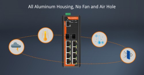 SilverNet SIL 73208MP-BT network switch Managed L2 Gigabit Ethernet (10/100/1000) Power over Ethernet (PoE) Black