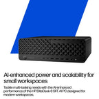 HP EliteDesk 8 SFF G1i AI Intel Core Ultra 7 265 32 GB DDR5-SDRAM 1 TB SSD NVIDIA RTX A400 Windows 11 Pro PC AI PC Black