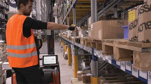 Datalogic 94R515255 handheld mobile computer 30.5 cm (12") Touchscreen Black, Silver