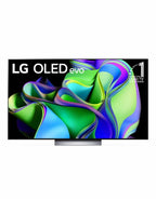 LG OLED evo OLED77C34LA TV 195.6 cm (77") 4K Ultra HD Smart TV Wi-Fi Silver