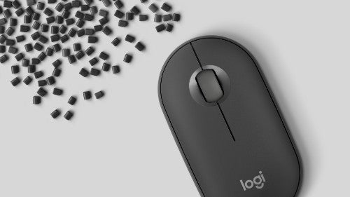 Logitech Pebble 2 M350s mouse Travel Ambidextrous RF Wireless + Bluetooth Optical 4000 DPI