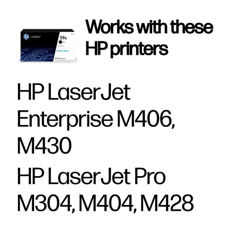 HP CF259A/59A Toner cartridge, 3K pages ISO/IEC 19752 for HP LaserJet Pro M 304