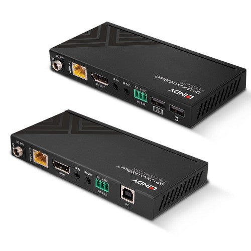 Lindy 150m Cat.6 DisplayPort 1.2, USB, IR and RS-232 HDBaseT KVM Extender