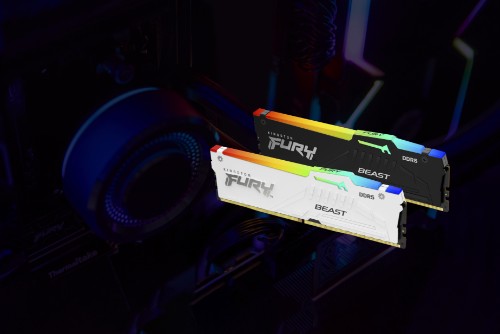Kingston Technology FURY Beast 32GB 5600MT/s DDR5 CL36 DIMM White RGB EXPO