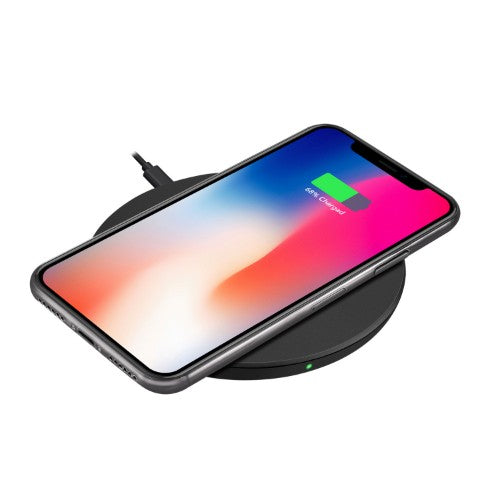 Adesso AUH-1010 mobile device charger Universal Black USB Wireless charging Fast charging Indoor
