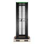 APC NetShelter SX Advanced Rack, High Strength, 52U, 2436H x 800W x 1295D mm, with Shock Package, Black