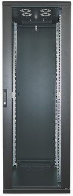 Intellinet 19" Network Cabinet - Free Standing, 26U, 600x600mm (width x depth), Black, Flatpack, Max 1500kg, Multi-Point Door Lock, One Lock Per Side Panel, Usable Depth 123 to 373mm, IP20 rated, Rack, Steel