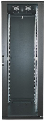 Intellinet 19" Network Cabinet - Free Standing, 26U, 600x600mm (width x depth), Black, Flatpack, Max 1500kg, Multi-Point Door Lock, One Lock Per Side Panel, Usable Depth 123 to 373mm, IP20 rated, Rack, Steel