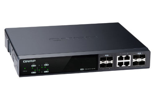 QNAP QSW-M804-4C network switch Managed 10G Ethernet (100/1000/10000) Black