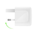Belkin WCH019MYWH mobile device charger Universal White AC Fast charging Indoor