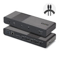 StarTech.com Thunderbolt 5 Universal Docking Station for Mac & Windows with Quad Monitors, 140W Power Delivery, 120Gbps Bandwidth Boost, 2.5Gb Ethernet, USB-C & USB-A Ports