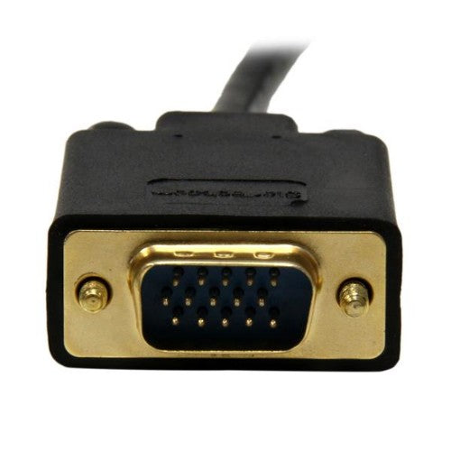 StarTech.com 10ft (3m) Mini DisplayPort to VGA Adapter Converter Cable – mDP to VGA 1920x1200 - Black