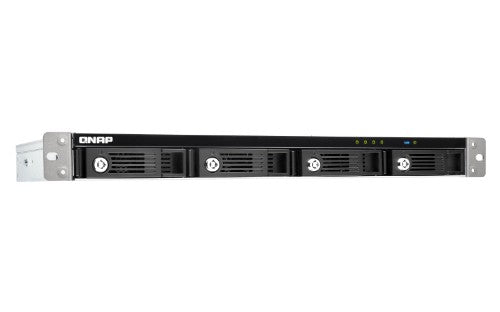 QNAP TR-004U storage drive enclosure HDD/SSD enclosure Black, Grey 2.5/3.5"