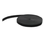 StarTech.com 50ft (15.2m) Hook and Loop Roll, Black, Cut-to-Size Reusable Cable Ties, Bulk Industrial Wire Fastener Tape, Adjustable Fabric Wraps, Reusable Self Gripping Cable Management Straps