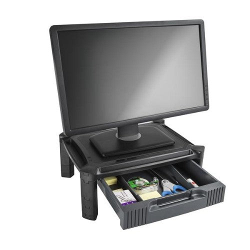 StarTech.com Monitor Riser - Drawer - Height Adjustable - For up to 32" (22lb/10kg) Displays