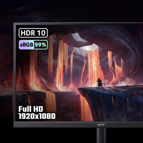 Acer KG1 Nitro KG241YX3 - 23.8" Full HD (1920x1080), 200Hz, 0.5ms, ZeroFrame, HDR10, FreeSync Premium Gaming Monitor