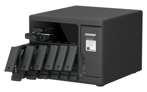 QNAP TVS-H877AX NAS Tower AMD Ryzen™ 5 16 GB DDR5 QNAP QTS Black