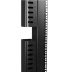 StarTech.com 2-Pack 20U Vertical Cable Organizer with Finger Ducts, Vertical Cable Management Panel, 40U Rack-Mount Cable Raceway, 2x 3ft (91cm) Wire Organizers