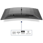 Philips Evnia 34M2C6500/00 computer monitor 86.4 cm (34") 3440 x 1440 pixels Wide Quad HD QD-OLED Grey