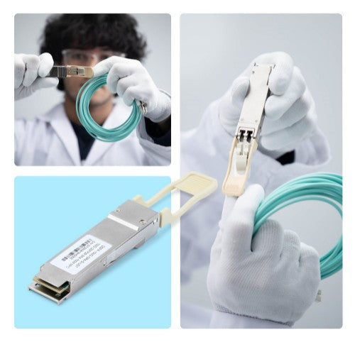 StarTech.com Cisco QSFP-100G-SR1.2 Compatible QSFP Module, 100Gbps Multi Mode Fiber (MMF), 100m [328ft], LC Transceiver, 850nm/900nm