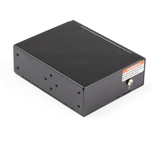 StarTech.com Industrial Single Port Gigabit PoE Extender - 60W 802.3bt PoE /PoE+/ PoE++ - 100m/ 330ft - Power Over Ethernet Network Range Extender - IP-30 - -40C to +75C