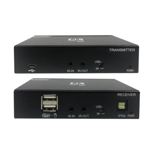 Tripp Lite B127A-1A1-BDBD DisplayPort over Cat6 Extender Kit, KVM Support, USB, 4K, DP1.2a, PoC, HDCP 2.2, 230 ft. (70 m), TAA