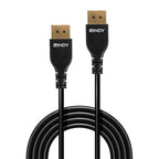 Lindy 2m Slim DisplayPort 1.4 Cable