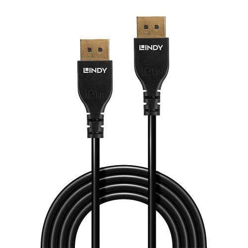 Lindy 0.5m Slim DisplayPort 1.4 Cable