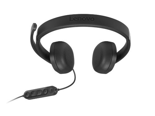 Lenovo VoIP Headset 5000 Wired Head-band Office/Call center USB Type-C Black