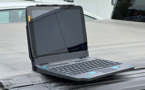 Gamber-Johnson 7160-1789-02 mobile device keyboard QWERTZ German Pogo Pin Black