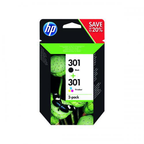 HP N9J72AE/301 Printhead cartridge multi pack black + color 170pg + 150pg Pack=2 for HP DeskJet 1000/1010/Envy 5530/OfficeJet 4630