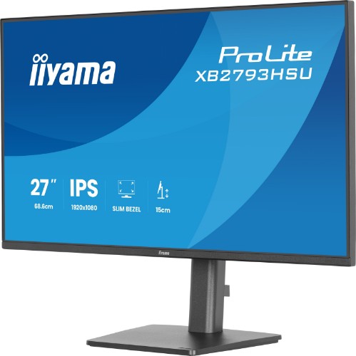 iiyama ProLite XB2793HSU-B1 computer monitor 68.6 cm (27") 1920 x 1080 pixels Full HD LED Black