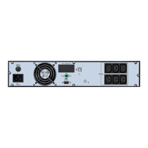 APC Easy UPS On-Line, 2000VA, Lithium-ion, Rack/Tower 2U, 230V, 6 IEC C13 outlets, Intelligent Card Slot, W/ rail kit
