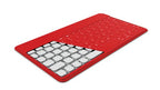 Logitech Keys-To-Go QWERTY Spanish Bluetooth Red