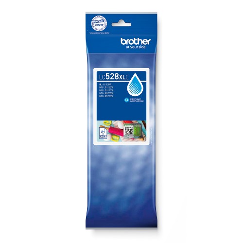 Brother LC-528XLC Ink cartridge cyan ultra High-Capacity, 10K pages ISO/IEC 19752 for Brother MFC-J 6975