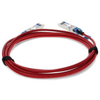 AddOn Networks SFP-1GB-PDAC1M-RD-C-AO InfiniBand/fibre optic cable 1 m SFP+ DAC Red