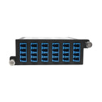 Tripp Lite N484-3M8L12S 40/100Gb Singlemode Fiber Breakout Cassette, 40Gb to 4 x 10Gb, 100Gb to 4 x 25Gb, (x3) 8-Fiber MTP/MPO (APC) to (x12) LC (UPC) Duplex 9/125, N484 Chassis