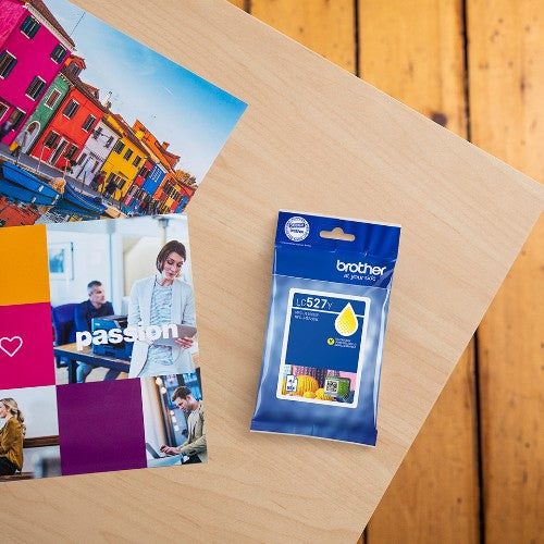 Brother LC-527Y Ink cartridge yellow, 900 pages ISO/IEC 19752 for Brother MFC-J 4350