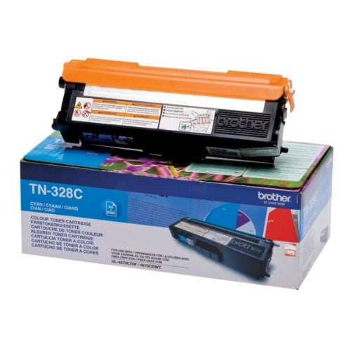 Brother TN-328C Toner cyan extra High-Capacity, 6K pages ISO/IEC 19798 for Brother HL-4570