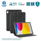 Mobilis 068020 tablet case 27.9 cm (11") Folio Black