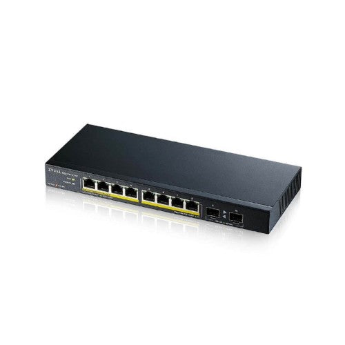 Zyxel GS1100-10HP v2 Unmanaged Gigabit Ethernet (10/100/1000) Power over Ethernet (PoE) Black
