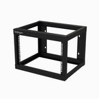 StarTech.com 2-Post 6U Heavy-Duty Wall-Mount Network Rack, 19" Open Frame Server Rack, 18" Deep, Wall Mount Data Rack for IT / AV / Patch Panel / Computer Equipment - Cage Nuts & Screws Included