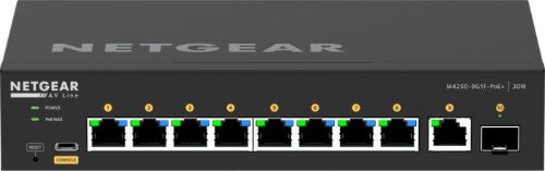 NETGEAR 8x1G PoE+ 110W 1x1G and 1xSFP Managed Switch