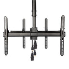 StarTech.com Dual TV Ceiling Mount - Back-to-Back Heavy Duty Hanging Dual Screen Mount with Adjustable Telescopic Pole - Tilt/Swivel/Rotate - VESA Bracket for 32”-75" Displays