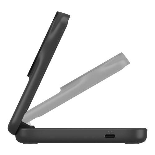 Belkin WIZ038MYBK mobile device charger Headphones, Smartphone Black USB Wireless charging Fast charging Indoor